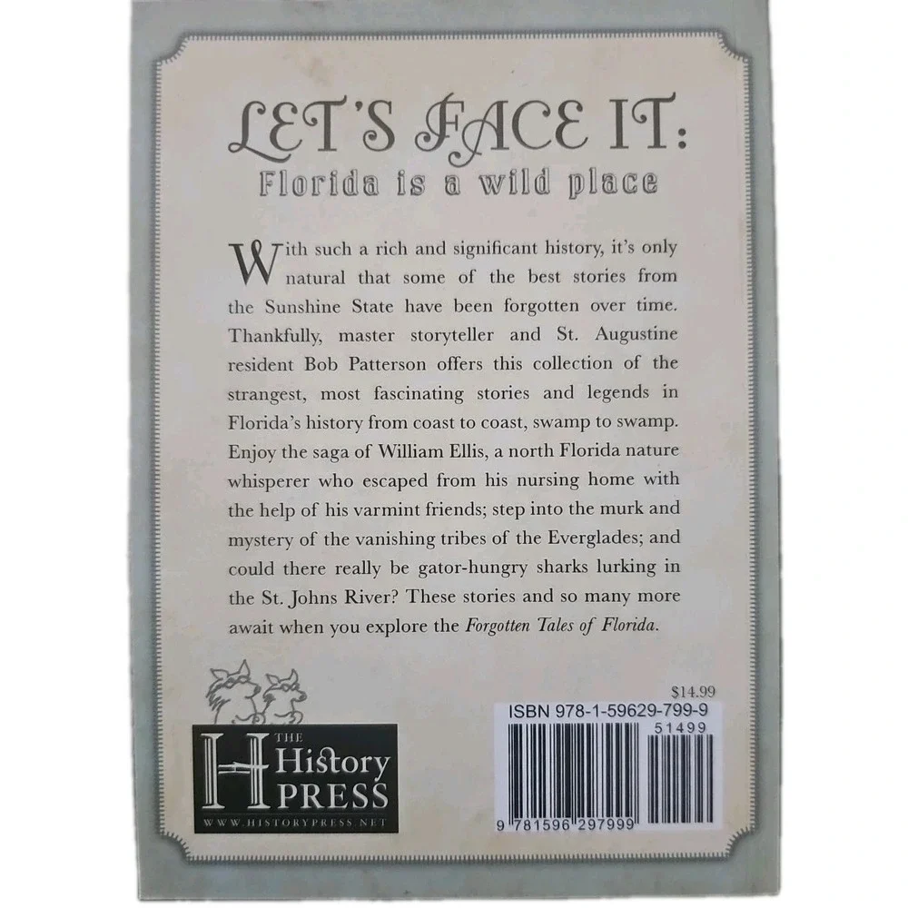 Bob Patterson Forgotten Tales of Florida (Paperback)‎